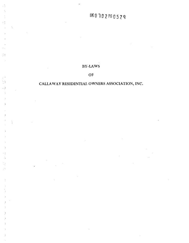 thumbnail of CROA By-Laws