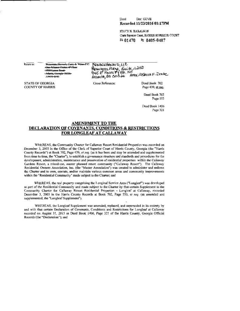 thumbnail of Longleaf Declaration Amendment